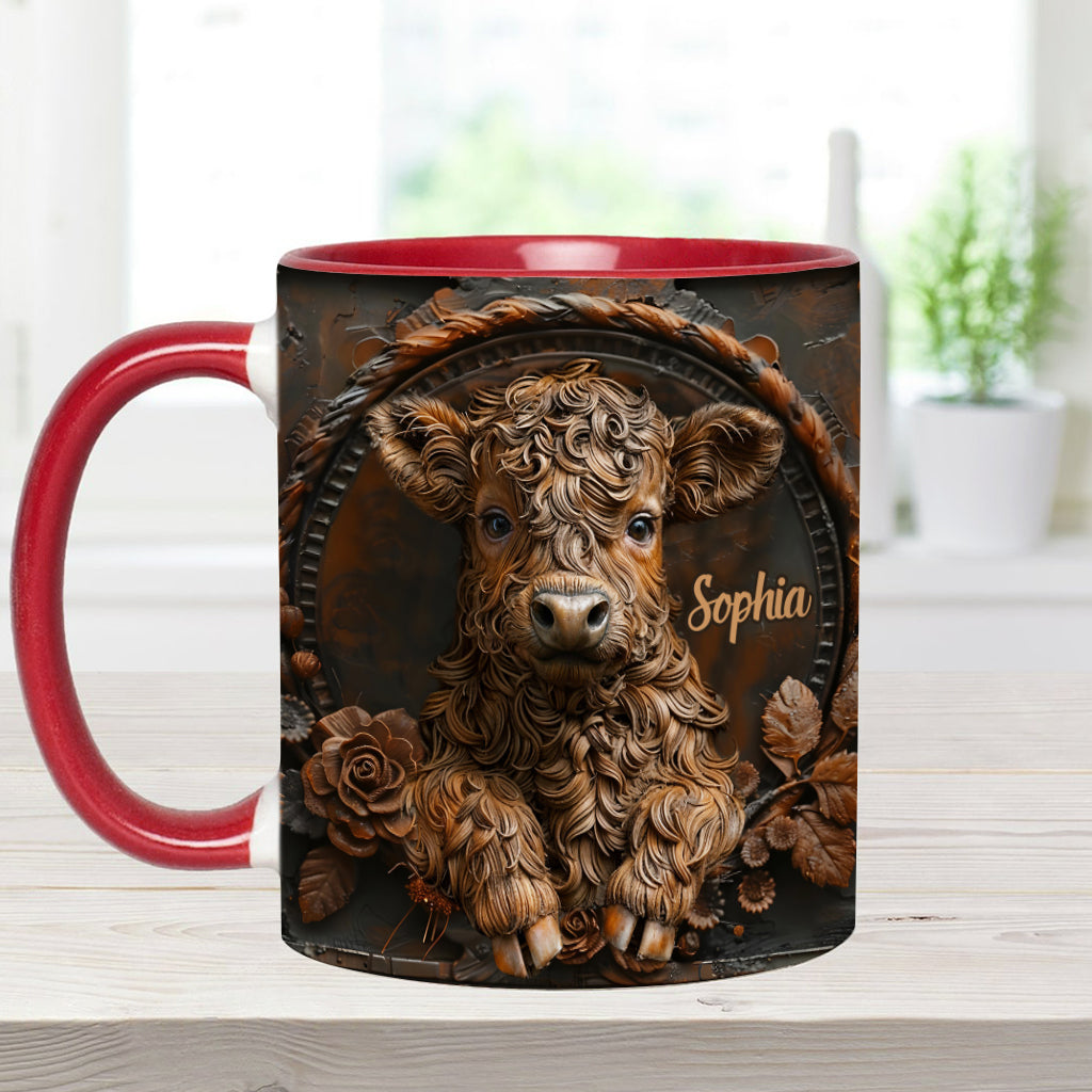 Baby Cow - Personalized Accent Mug