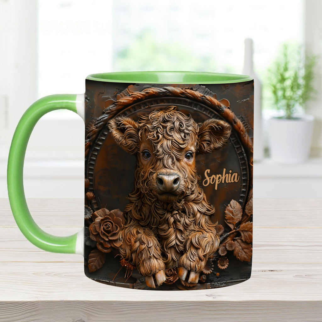 Baby Cow - Personalized Accent Mug
