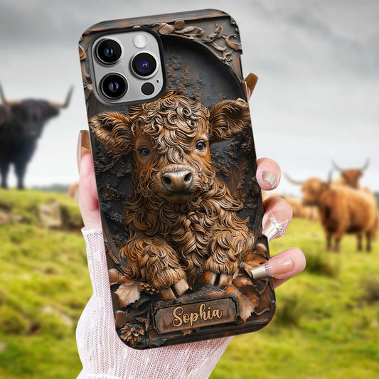Baby Cow - Personalized Full Print Phone Case
