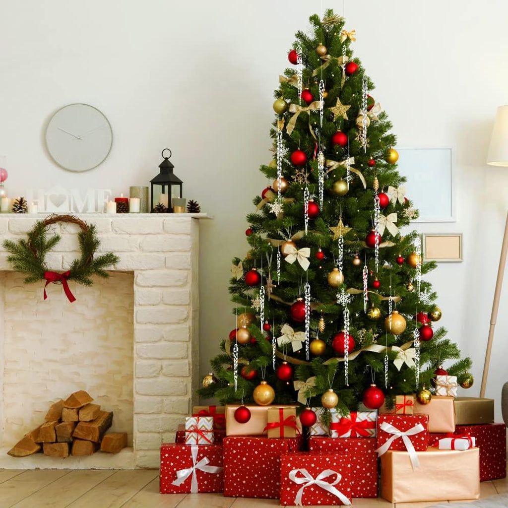 Ornement en verre en forme de glaçon