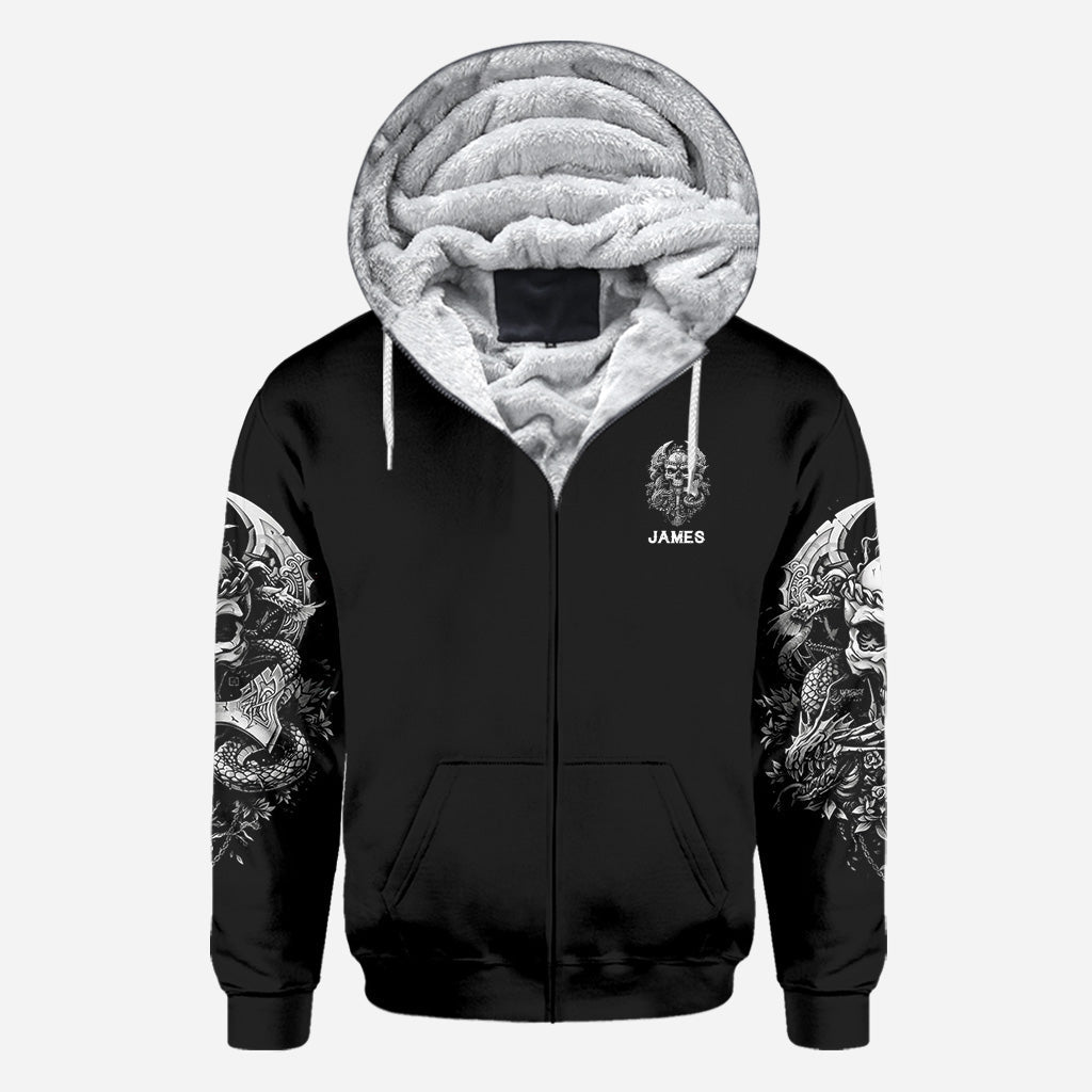 Un jour, je dirai simplement - T-shirt personnalisé avec tête de mort