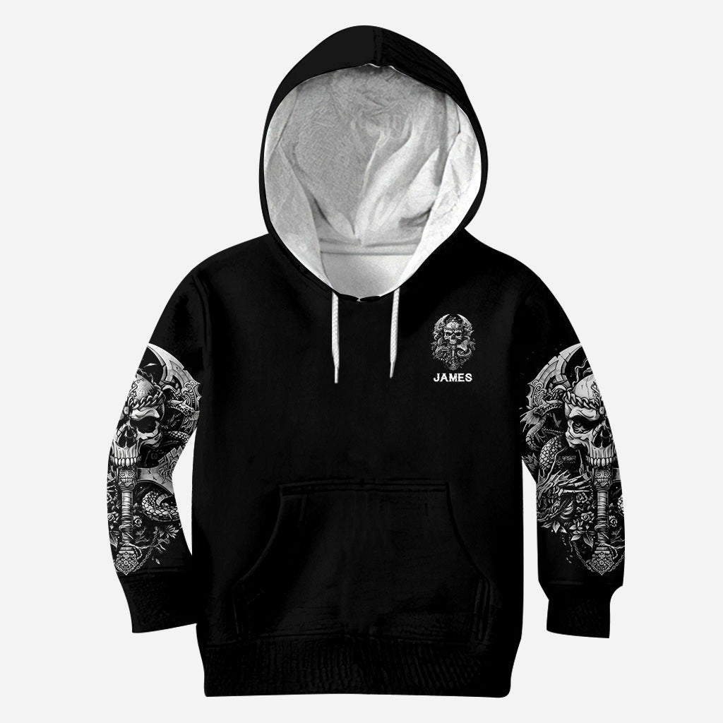 Un jour, je dirai simplement - T-shirt personnalisé avec tête de mort