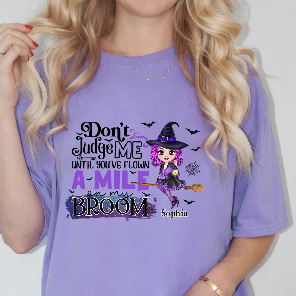 Don't Judge Me - Personalized Witch T-shirt And Hoodie