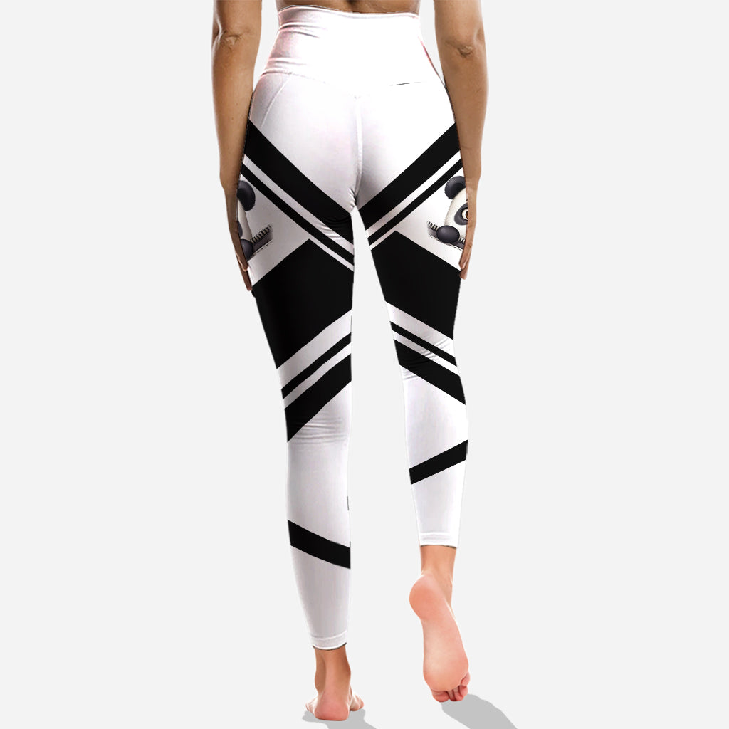 Adorable Panda - Sweat à capuche et leggings personnalisés pour amoureux des pandas