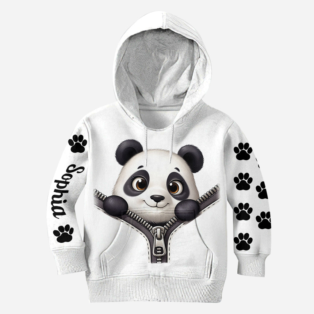 Adorable Panda - Sweat à capuche et leggings personnalisés pour amoureux des pandas