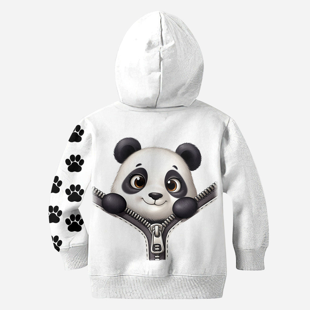 Adorable Panda - Sweat à capuche et leggings personnalisés pour amoureux des pandas