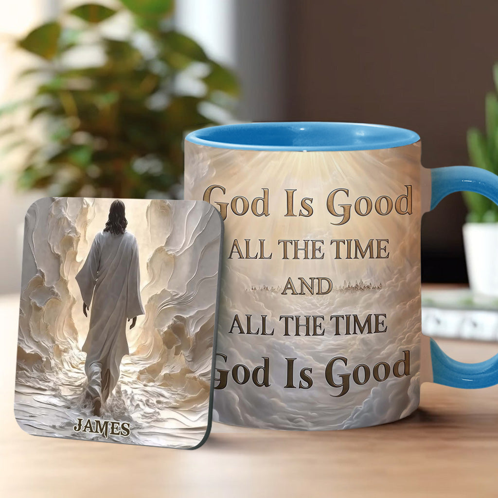 Dieu est bon en tout temps - Mug chrétien personnalisé