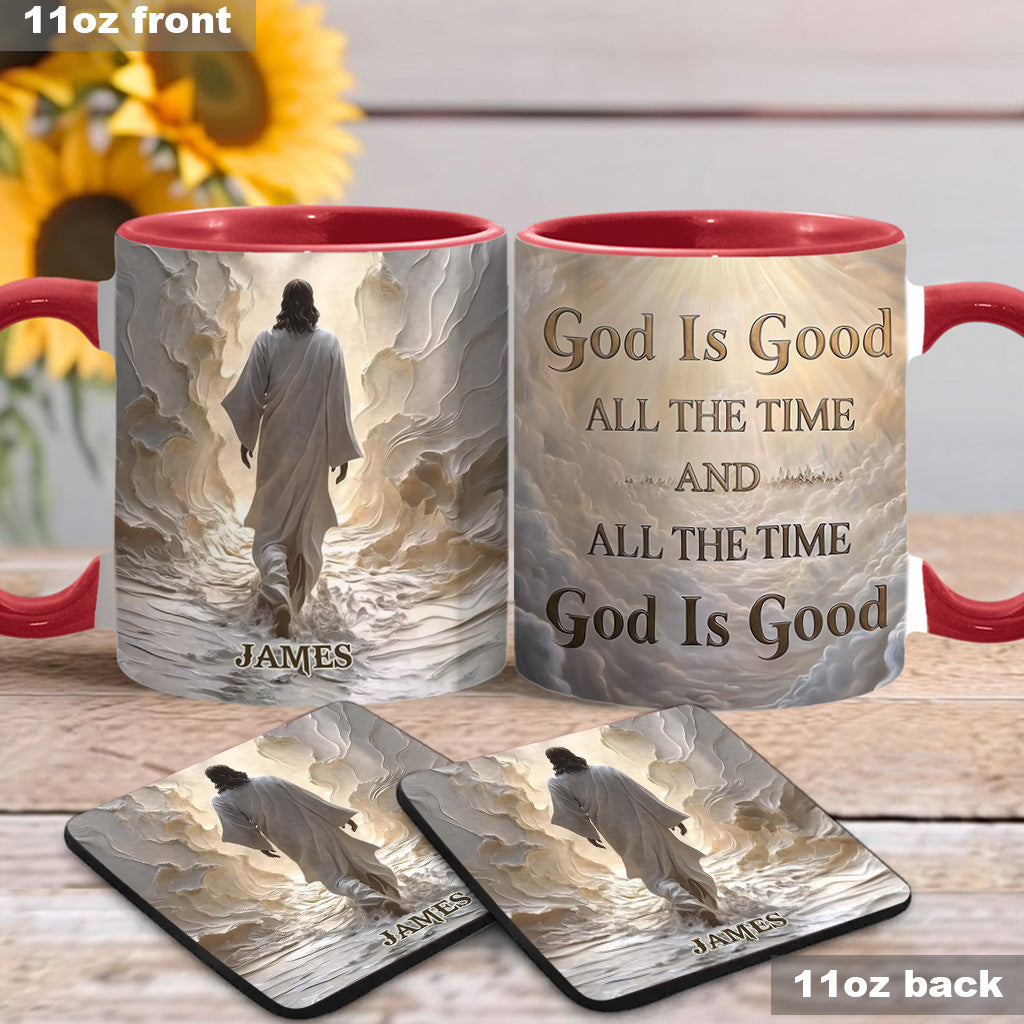 Dieu est bon en tout temps - Mug chrétien personnalisé