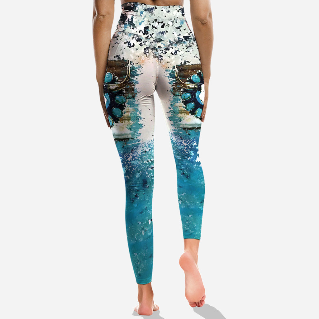 Wild Soul Pure Heart - Ensemble western personnalisé (sweat à capuche et legging)