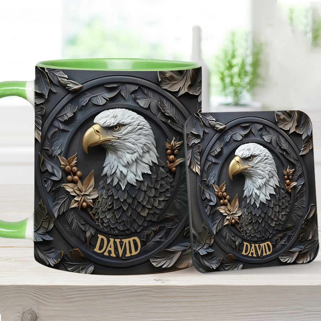 Mug personnalisé Aigle à tête blanche Strong Eagle -