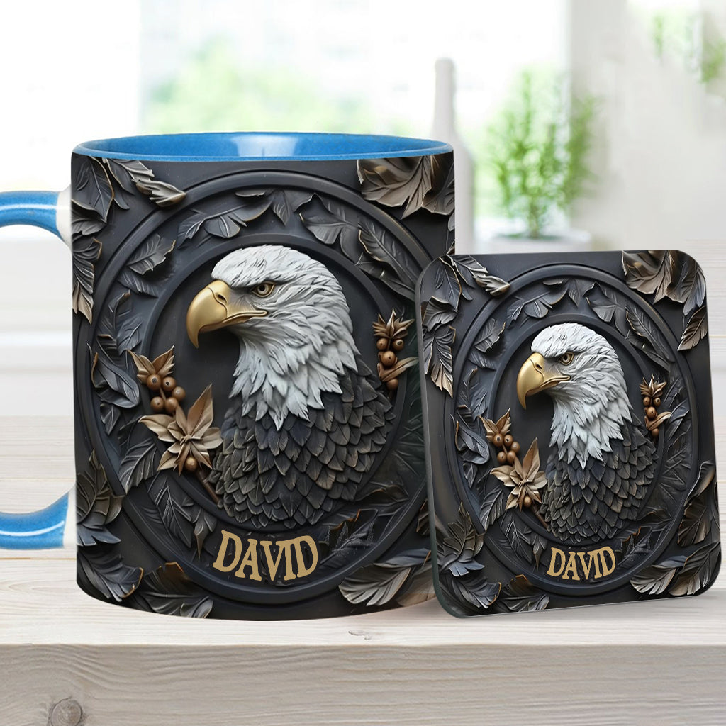 Mug personnalisé Aigle à tête blanche Strong Eagle -