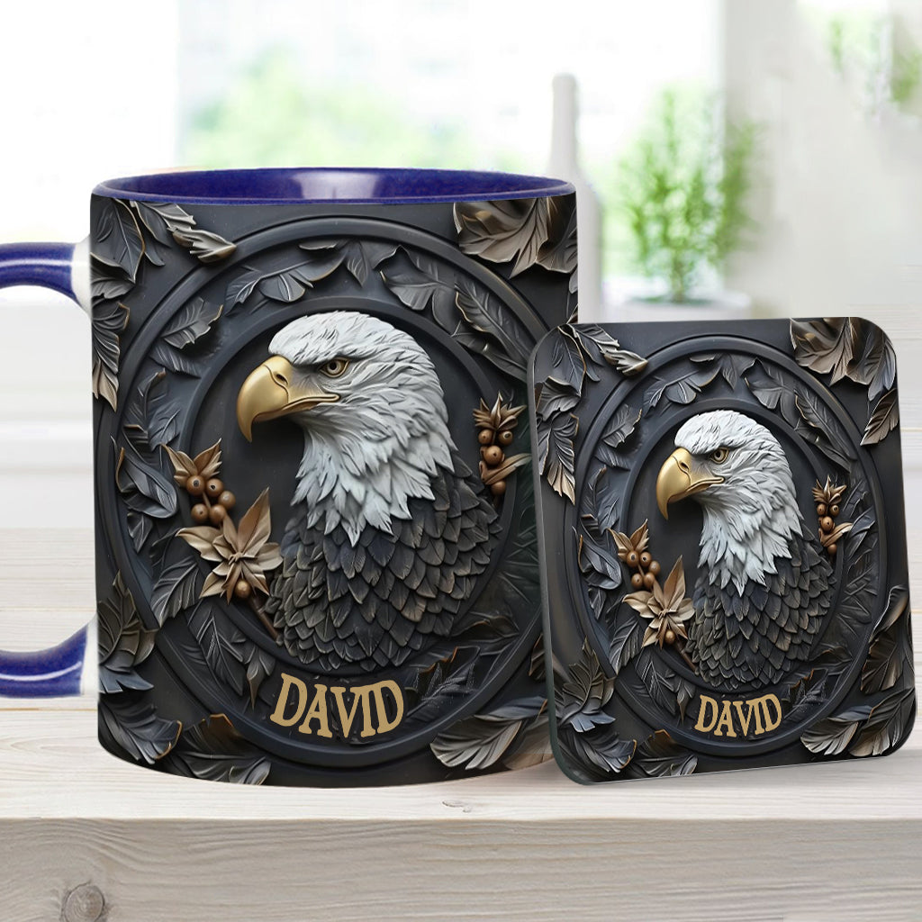 Mug personnalisé Aigle à tête blanche Strong Eagle -
