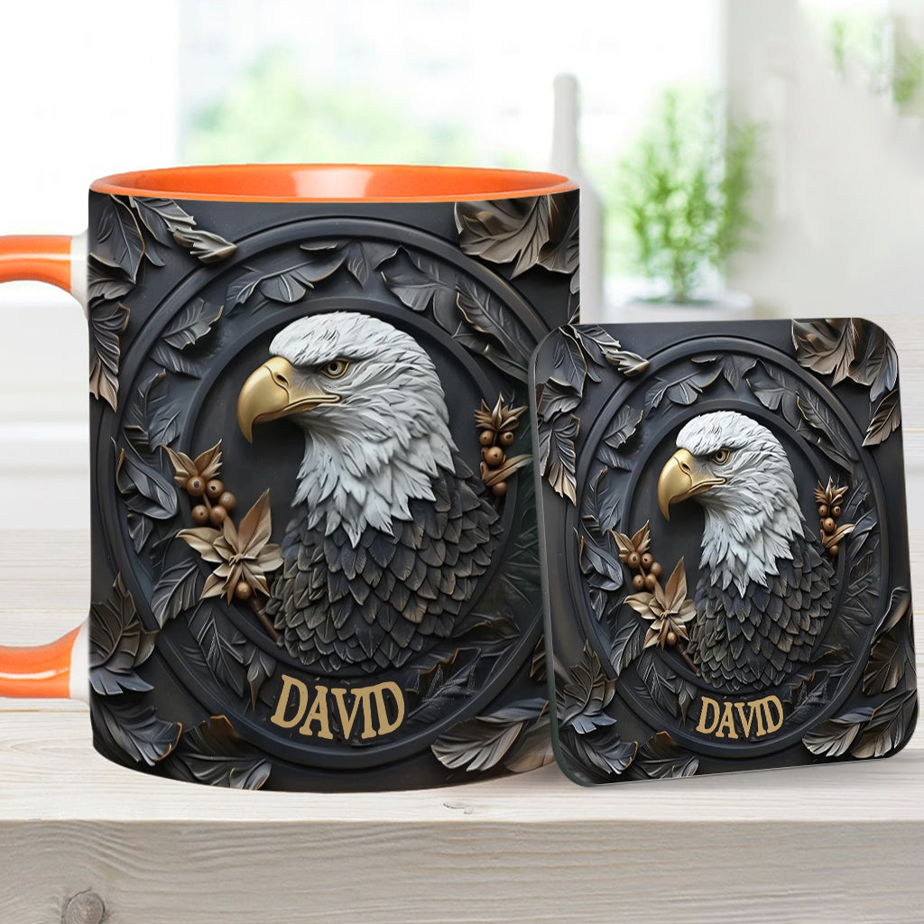 Mug personnalisé Aigle à tête blanche Strong Eagle -