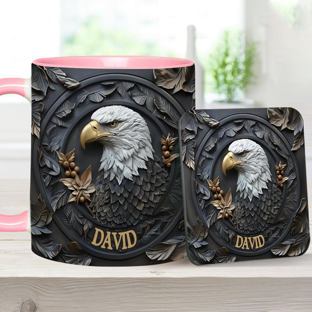 Mug personnalisé Aigle à tête blanche Strong Eagle -