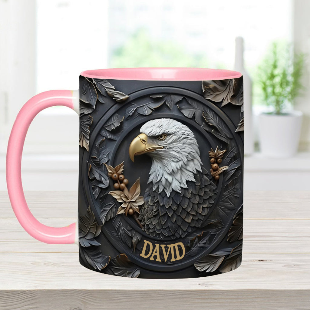 Mug personnalisé Aigle à tête blanche Strong Eagle -