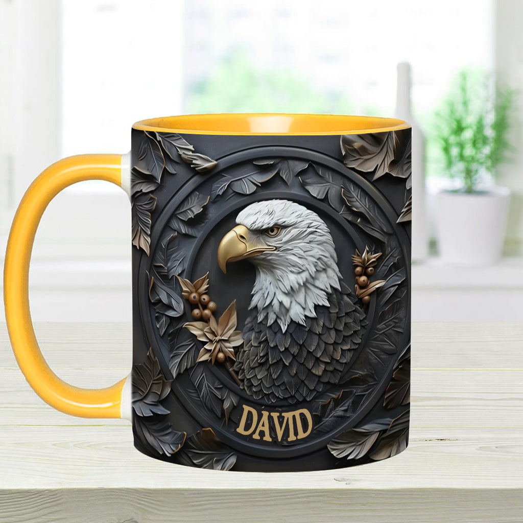 Mug personnalisé Aigle à tête blanche Strong Eagle -