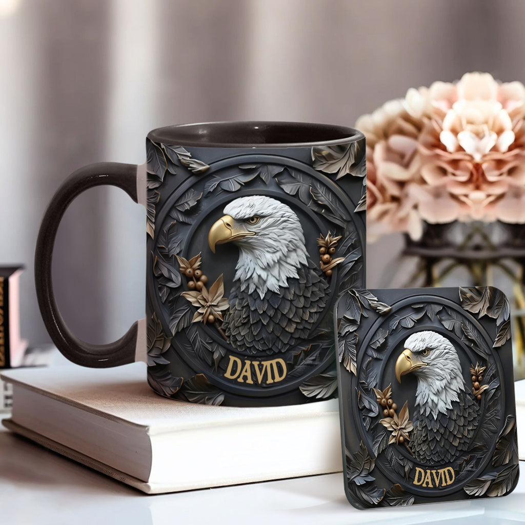 Mug personnalisé Aigle à tête blanche Strong Eagle -