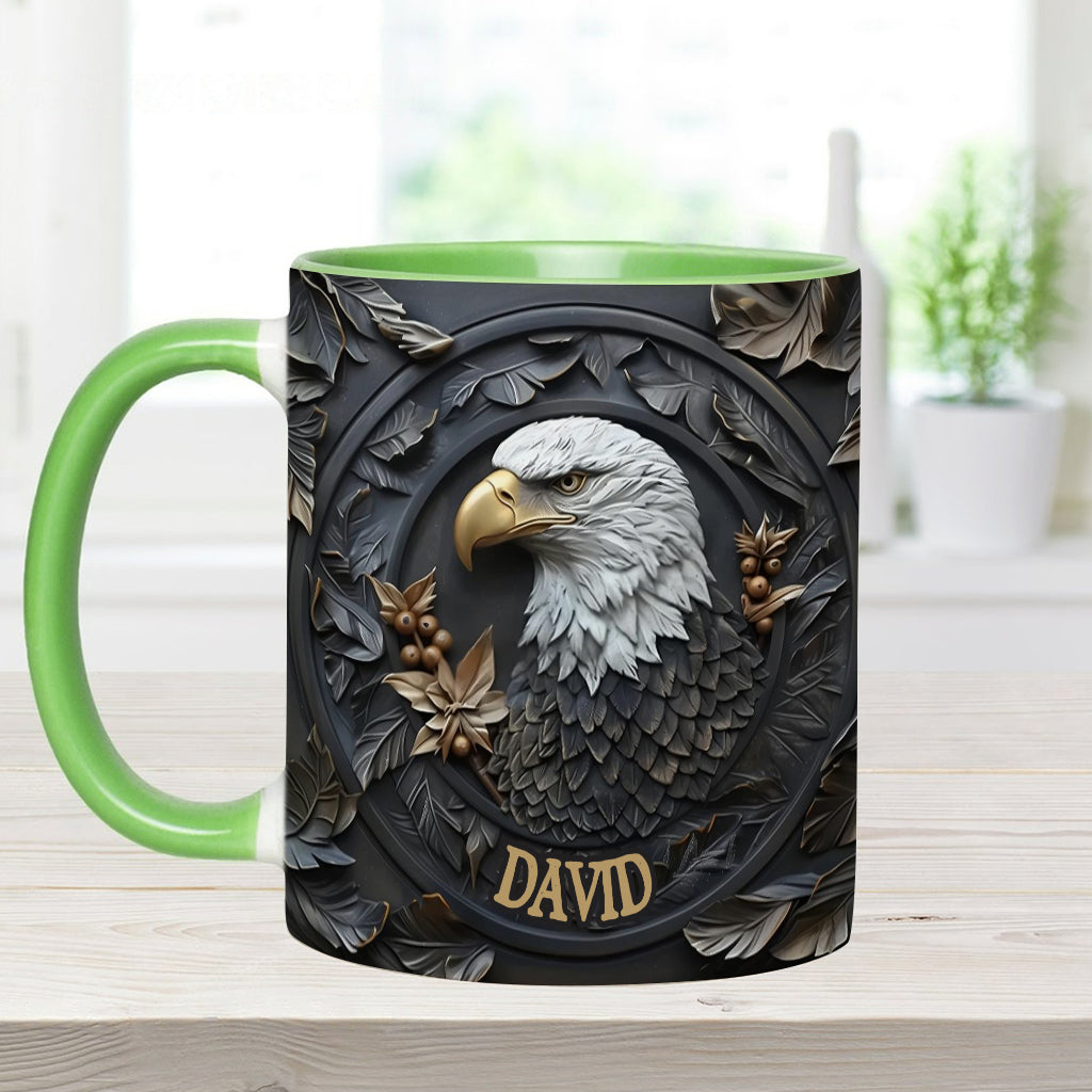 Mug personnalisé Aigle à tête blanche Strong Eagle -