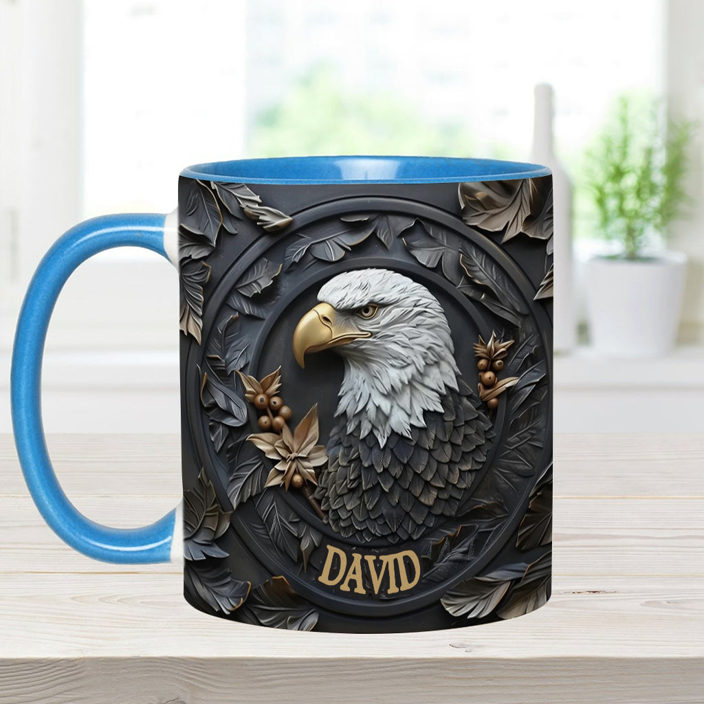 Mug personnalisé Aigle à tête blanche Strong Eagle -