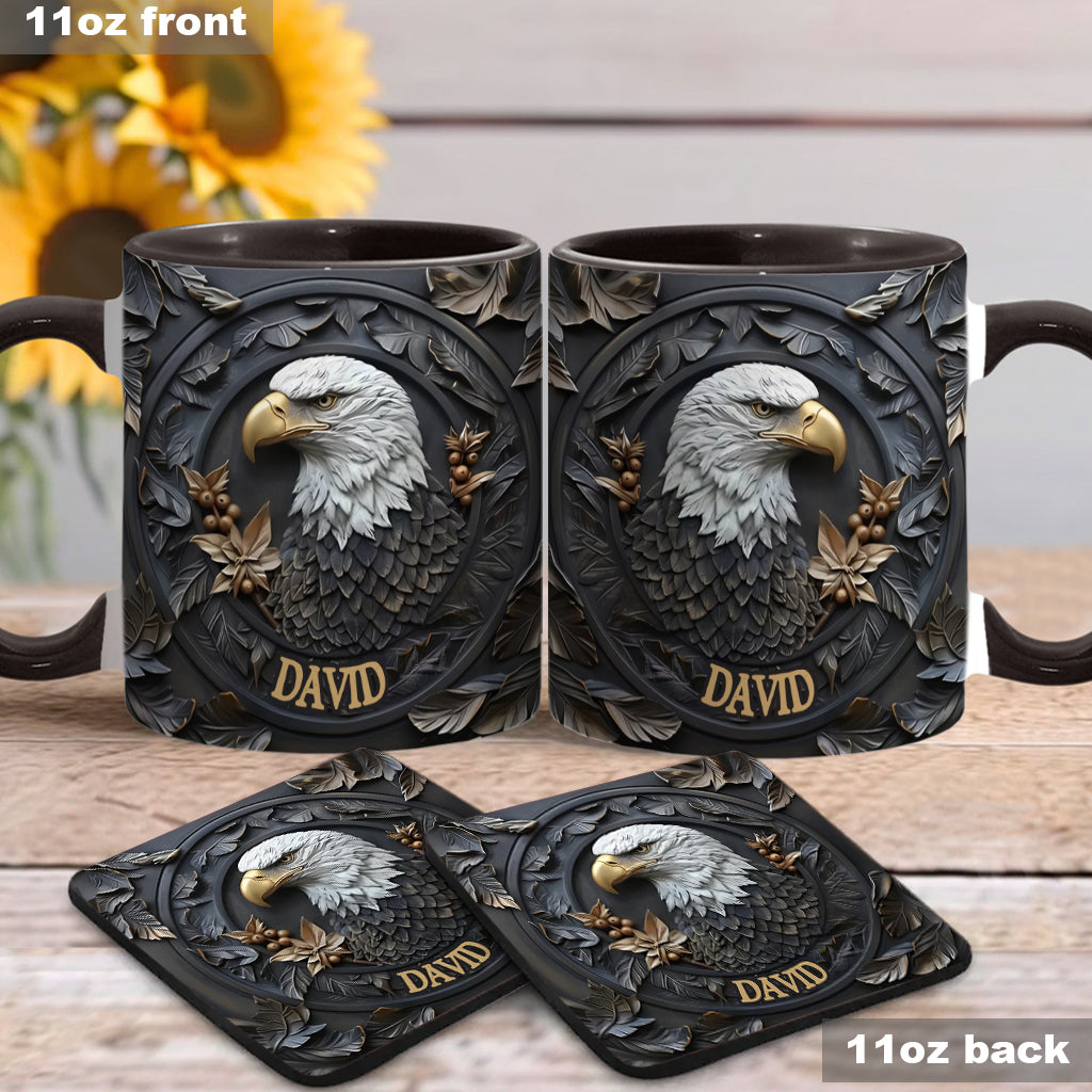 Mug personnalisé Aigle à tête blanche Strong Eagle -