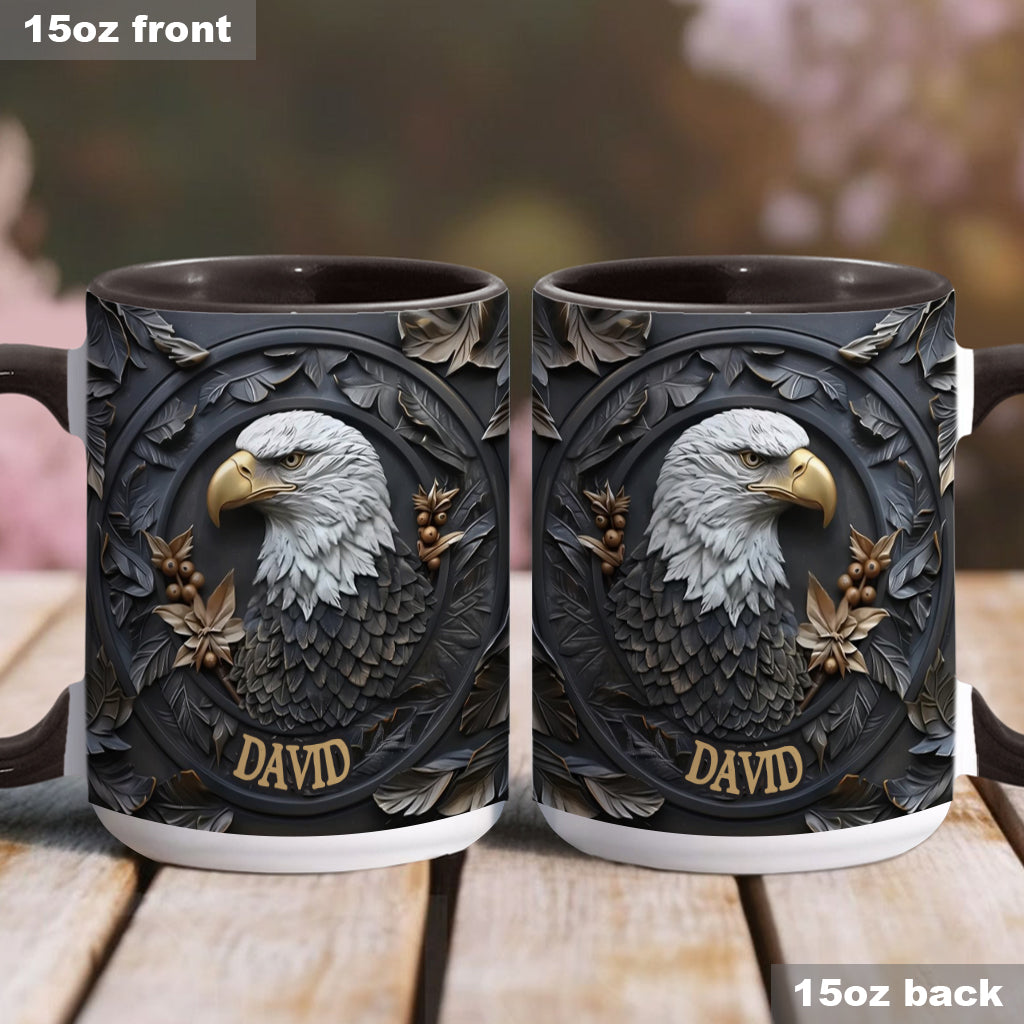 Mug personnalisé Aigle à tête blanche Strong Eagle -