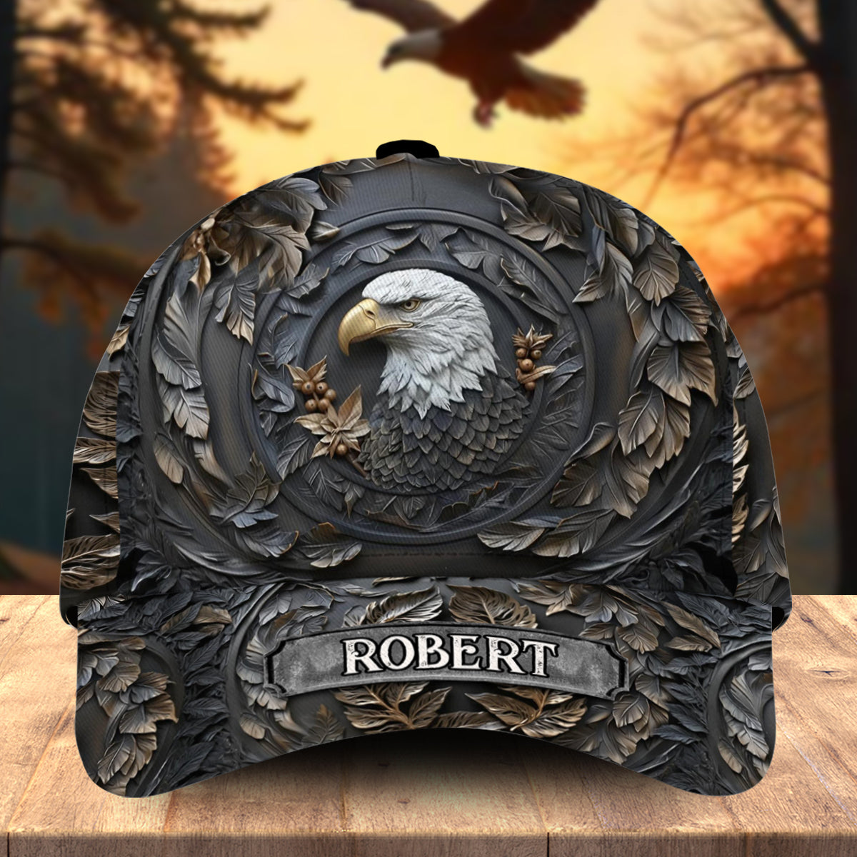 Strong Eagle - Personalized Bald Eagle Classic Cap