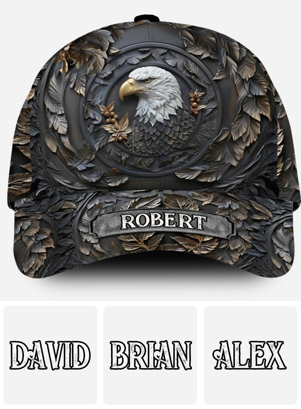 Strong Eagle - Personalized Bald Eagle Classic Cap