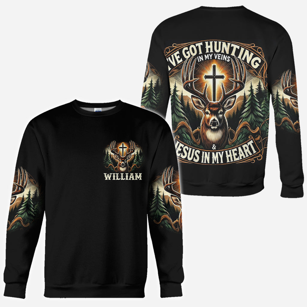 T-shirt personnalisé « La chasse, c'est la passion »