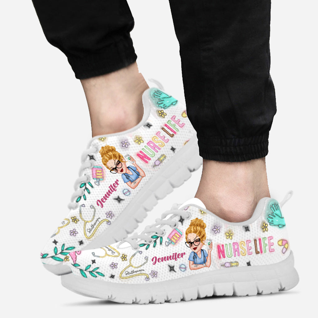 Nurse Life - Personalized Nurse Sneakers