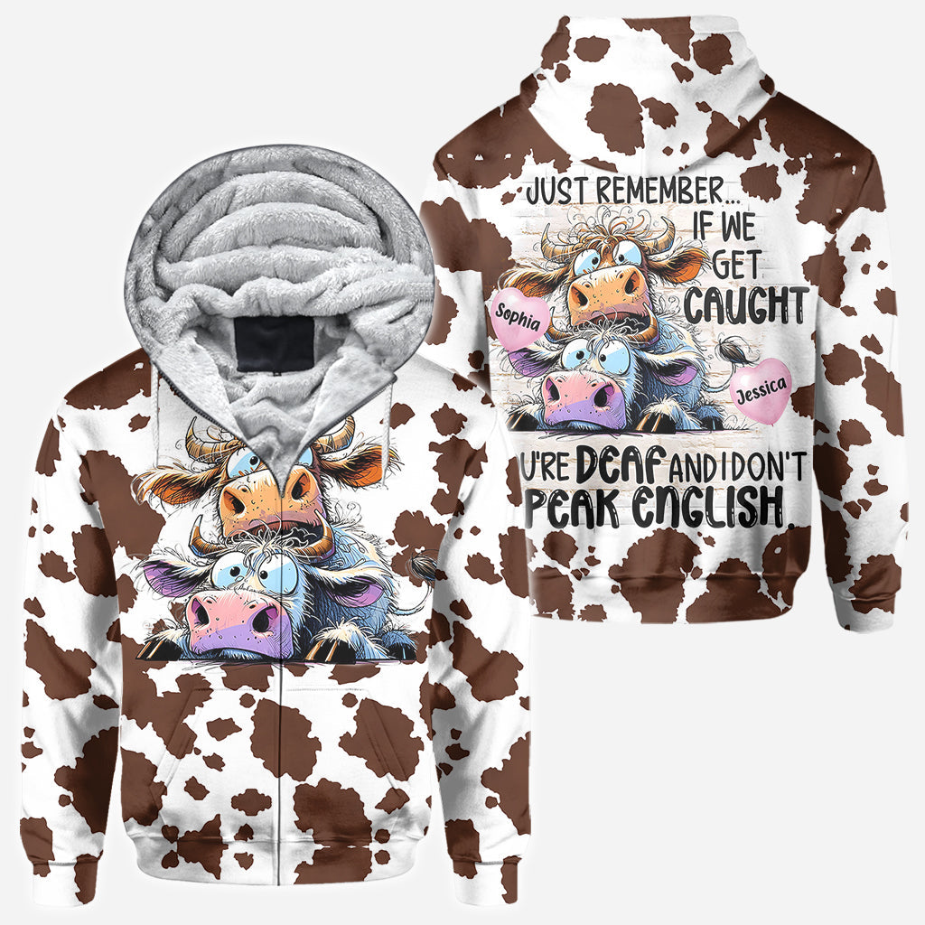 Remember If We Get Caught - Personalized Bestie All Over Shirt