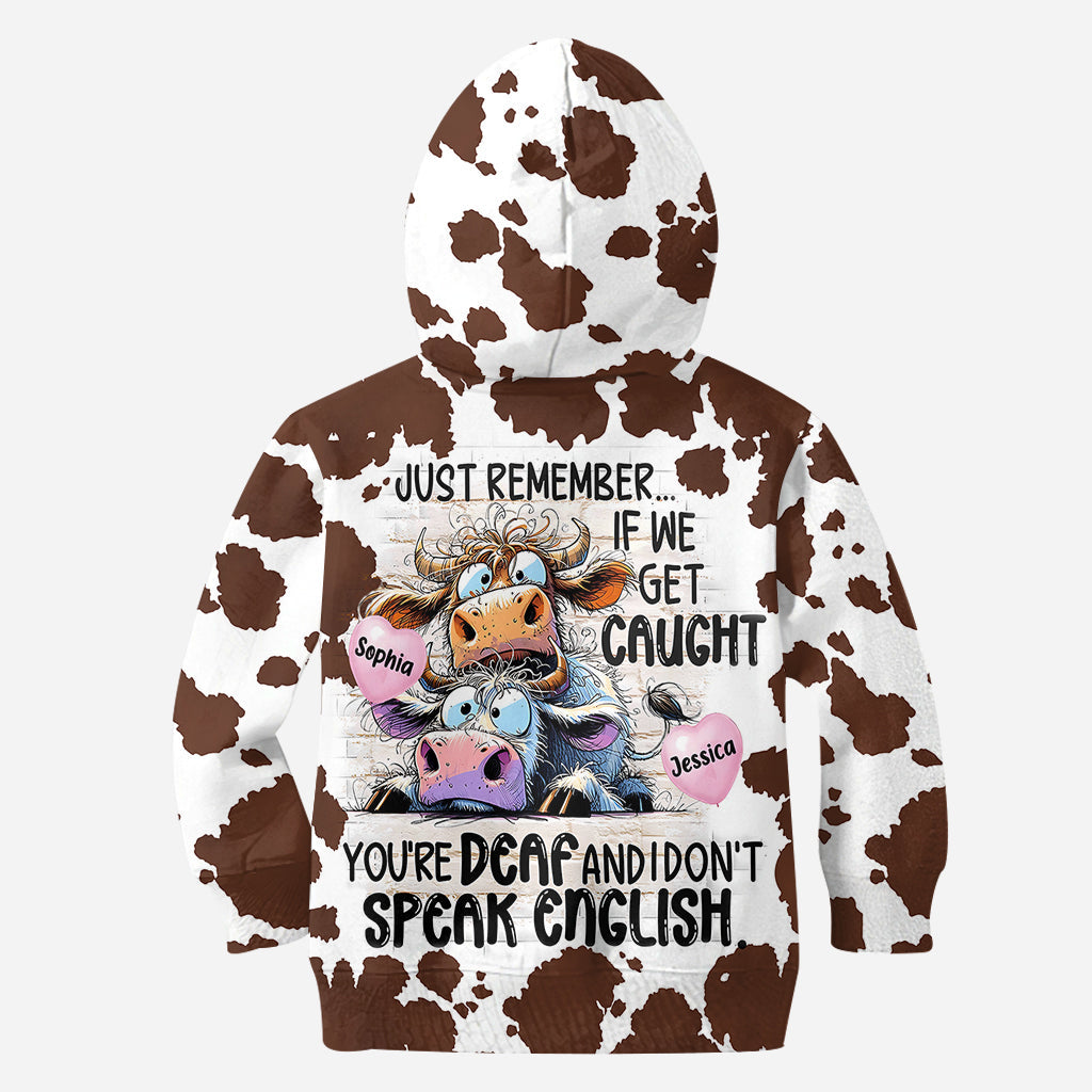 Remember If We Get Caught - Personalized Bestie All Over Shirt