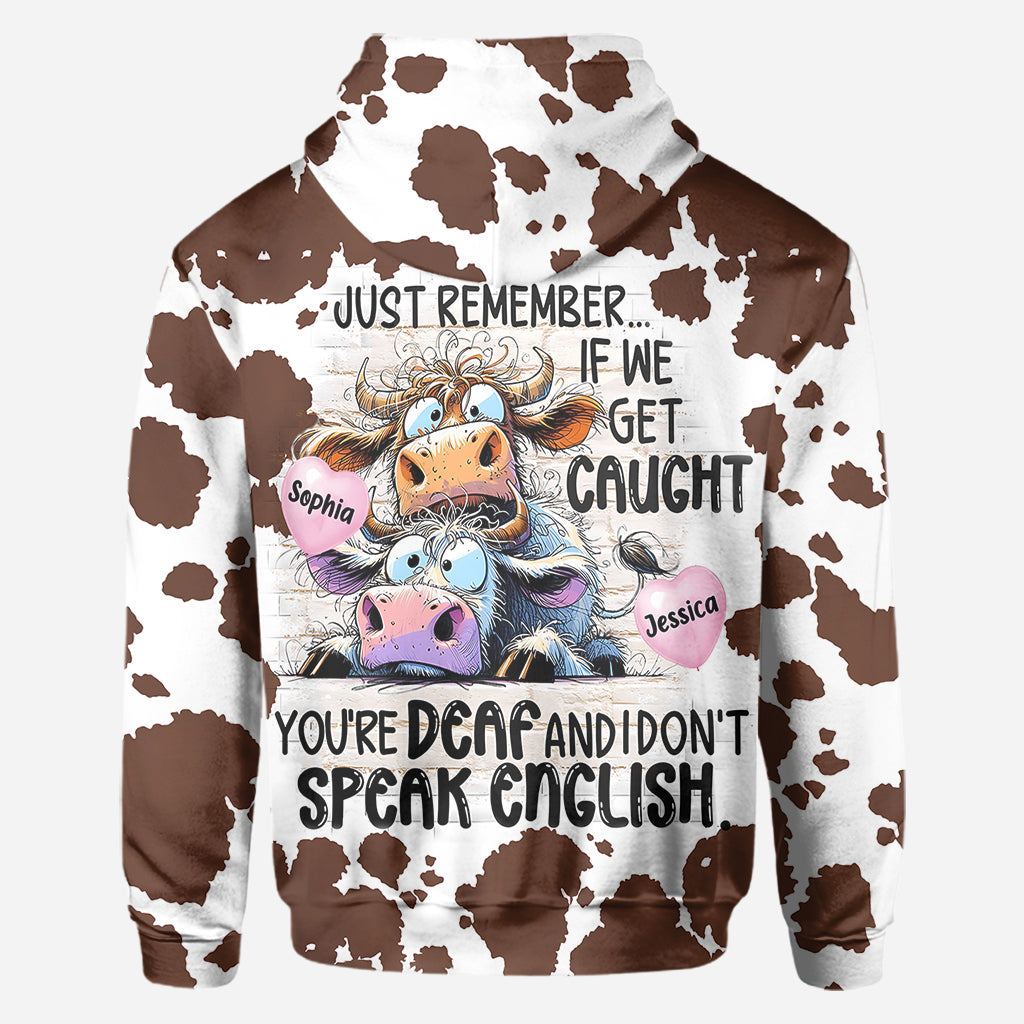 Remember If We Get Caught - Personalized Bestie All Over Shirt