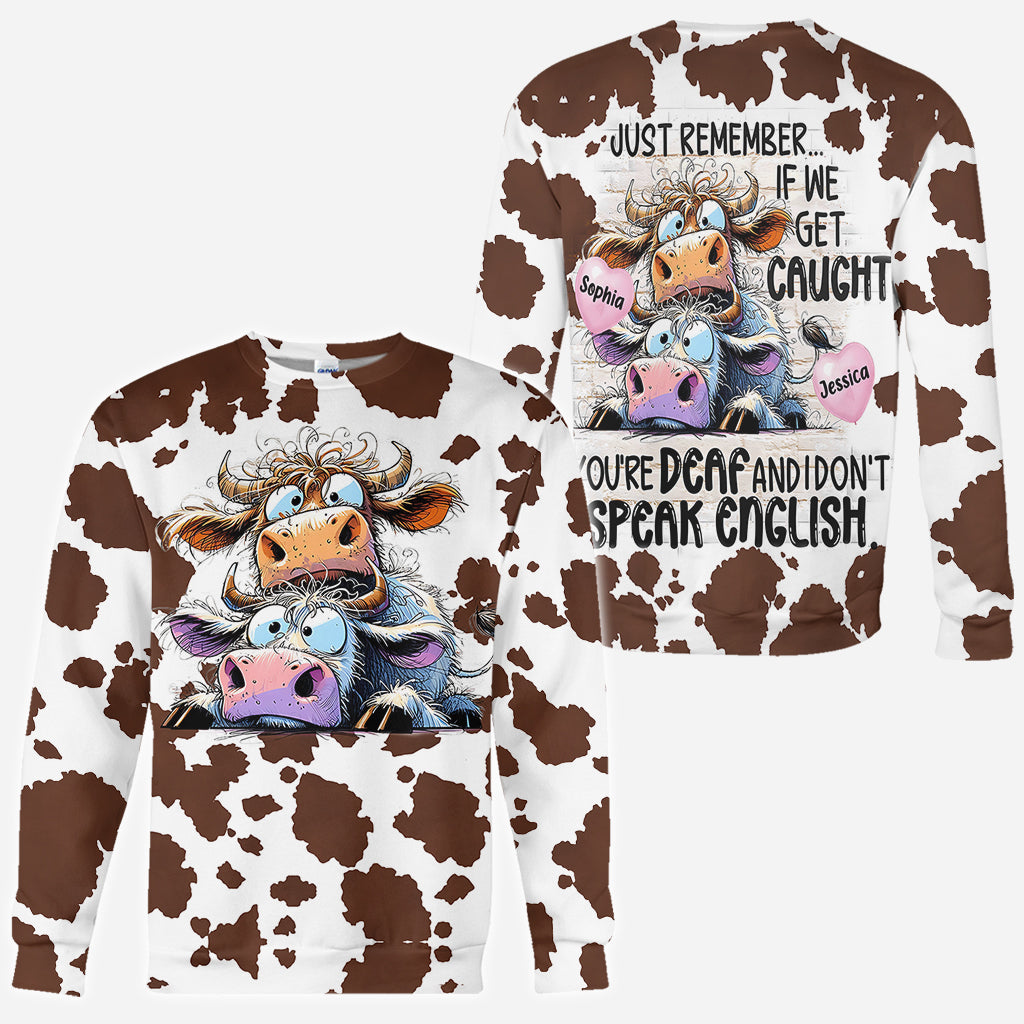 Remember If We Get Caught - Personalized Bestie All Over Shirt