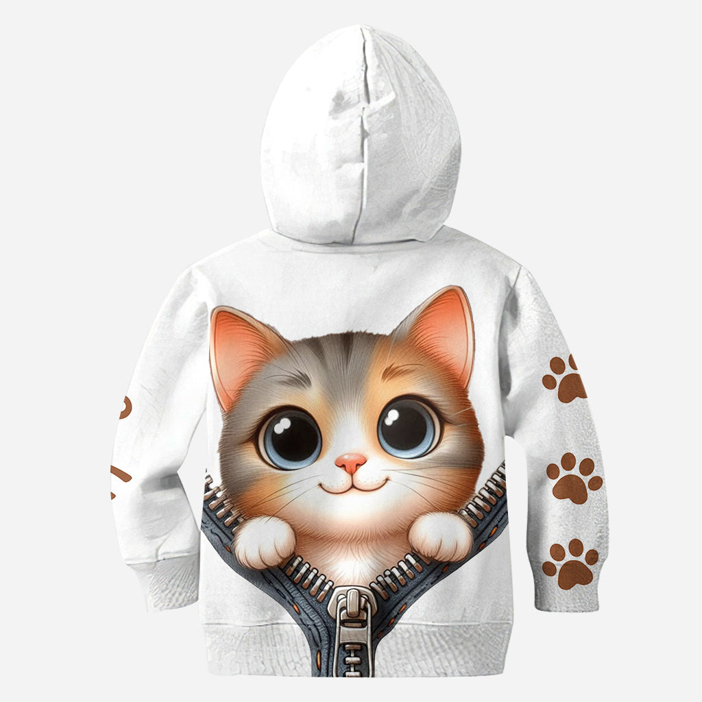 Cute Cat - Personalized Cat Hoodie and Leggings