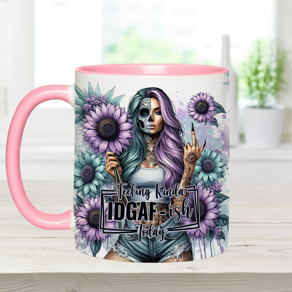 Funny Vocabulary - Personalized Skull Accent Mug