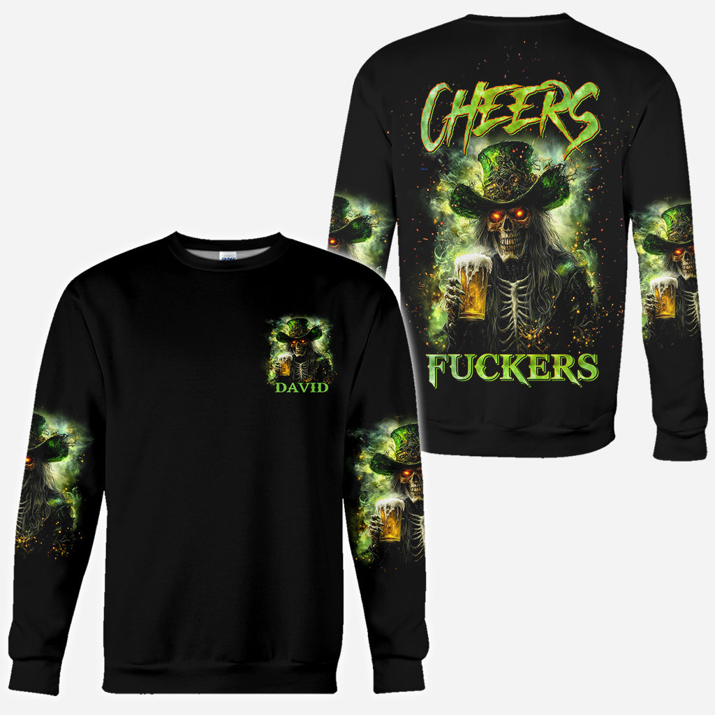 Cheer Fckers - Personalized Saint Patrick's Day All Over Shirt