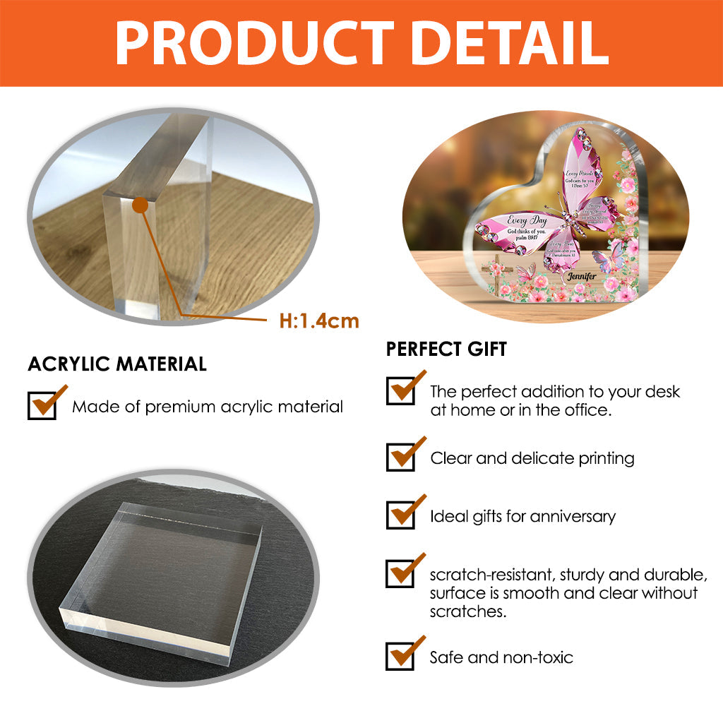 Bible Verse - Personalized Christian Custom Shaped Acrylic Plaque