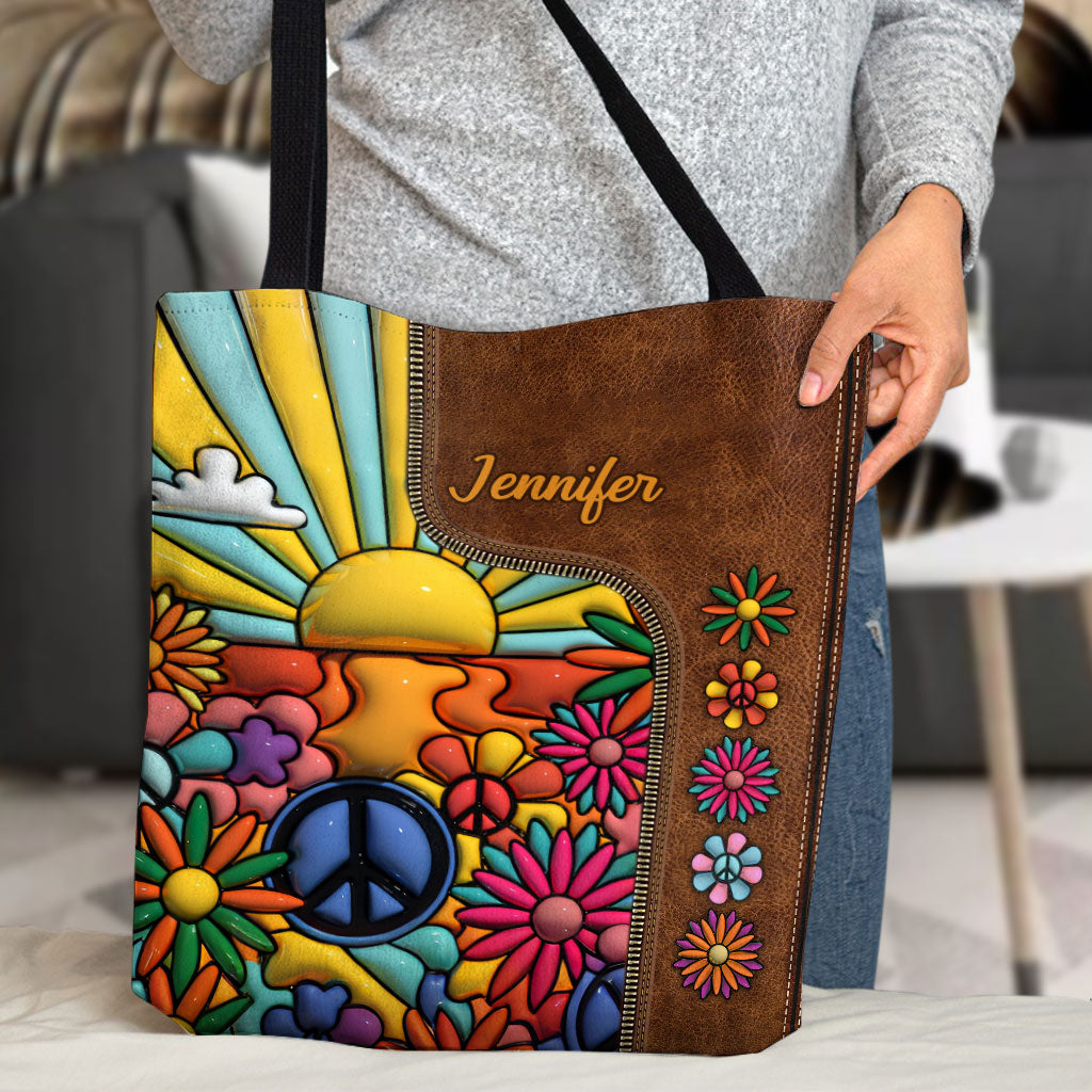Sac fourre-tout hippie personnalisé Hippie Soul
