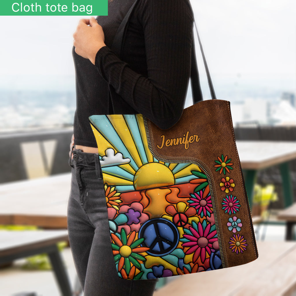 Sac fourre-tout hippie personnalisé Hippie Soul