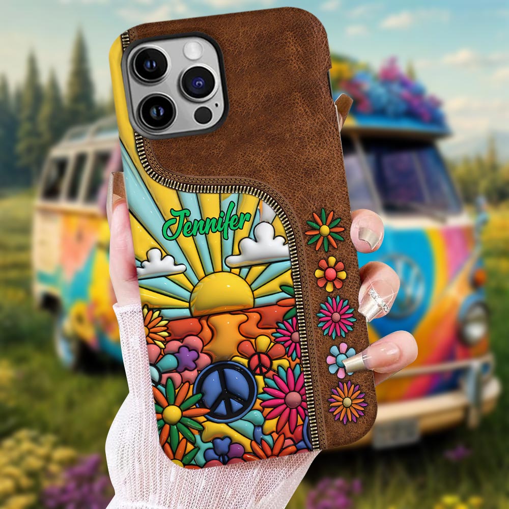 Hippie Soul - Personalized Hippie Full Print Phone Case