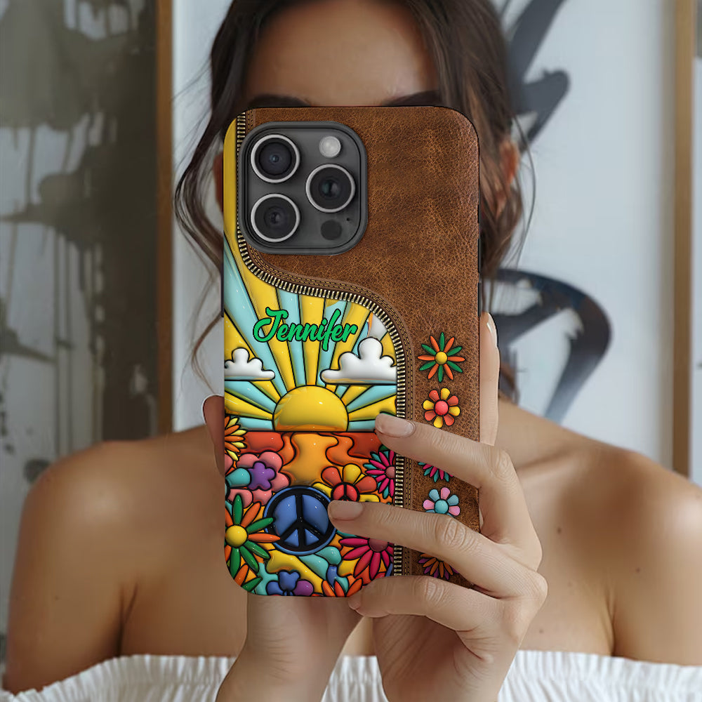 Hippie Soul - Personalized Hippie Full Print Phone Case