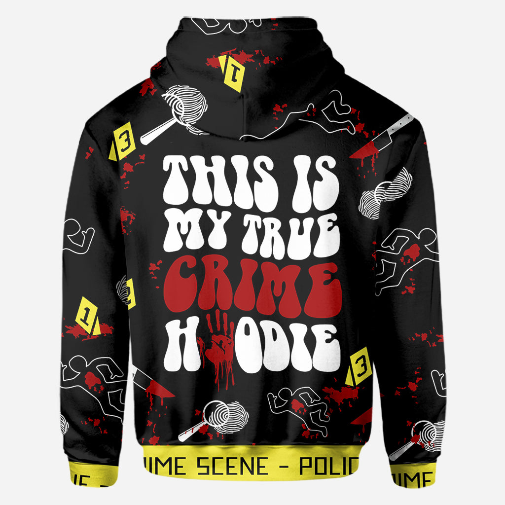 Sweat à capuche True Crime - T-shirt entièrement personnalisé
