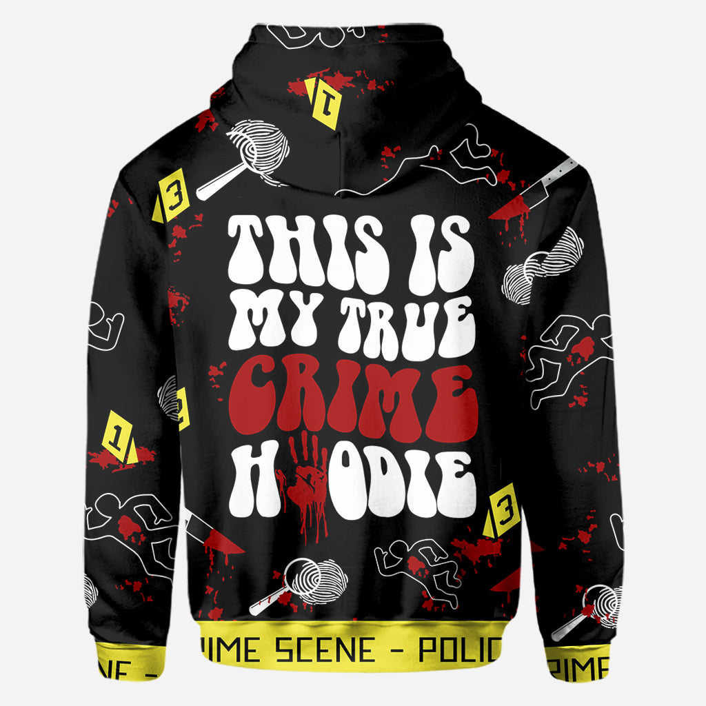 Sweat à capuche True Crime - T-shirt entièrement personnalisé