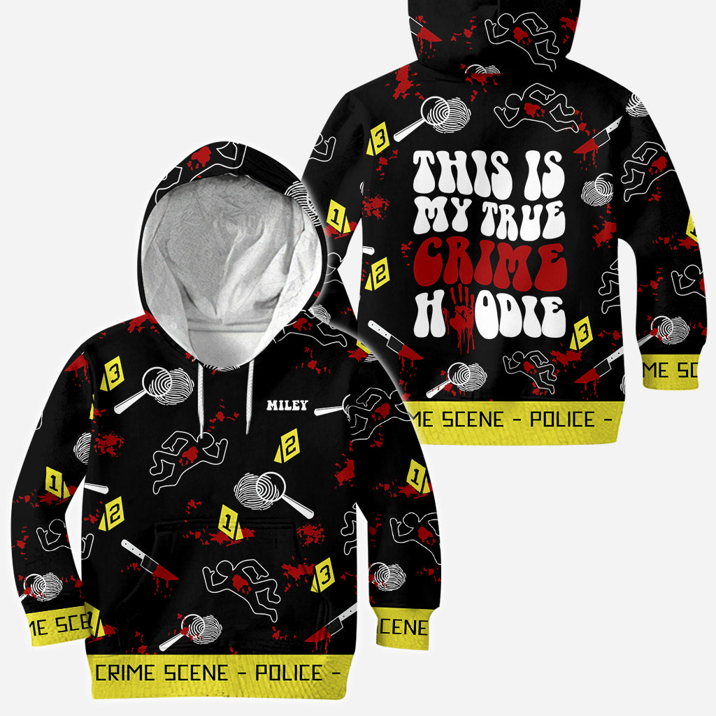 Sweat à capuche True Crime - T-shirt entièrement personnalisé