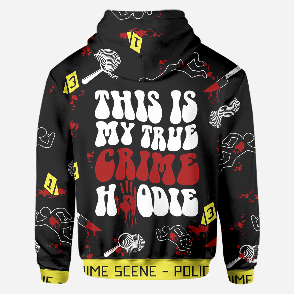 Sweat à capuche True Crime - T-shirt entièrement personnalisé