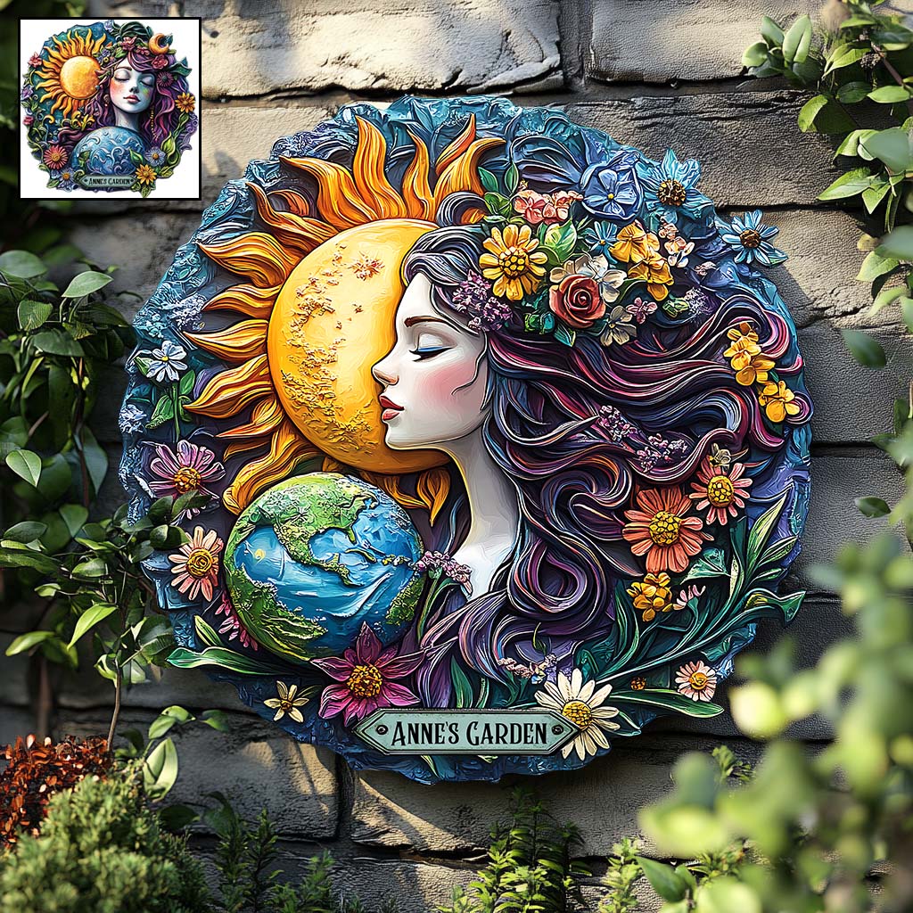 Blessed Garden - Personalized Gardening Cut Metal Sign