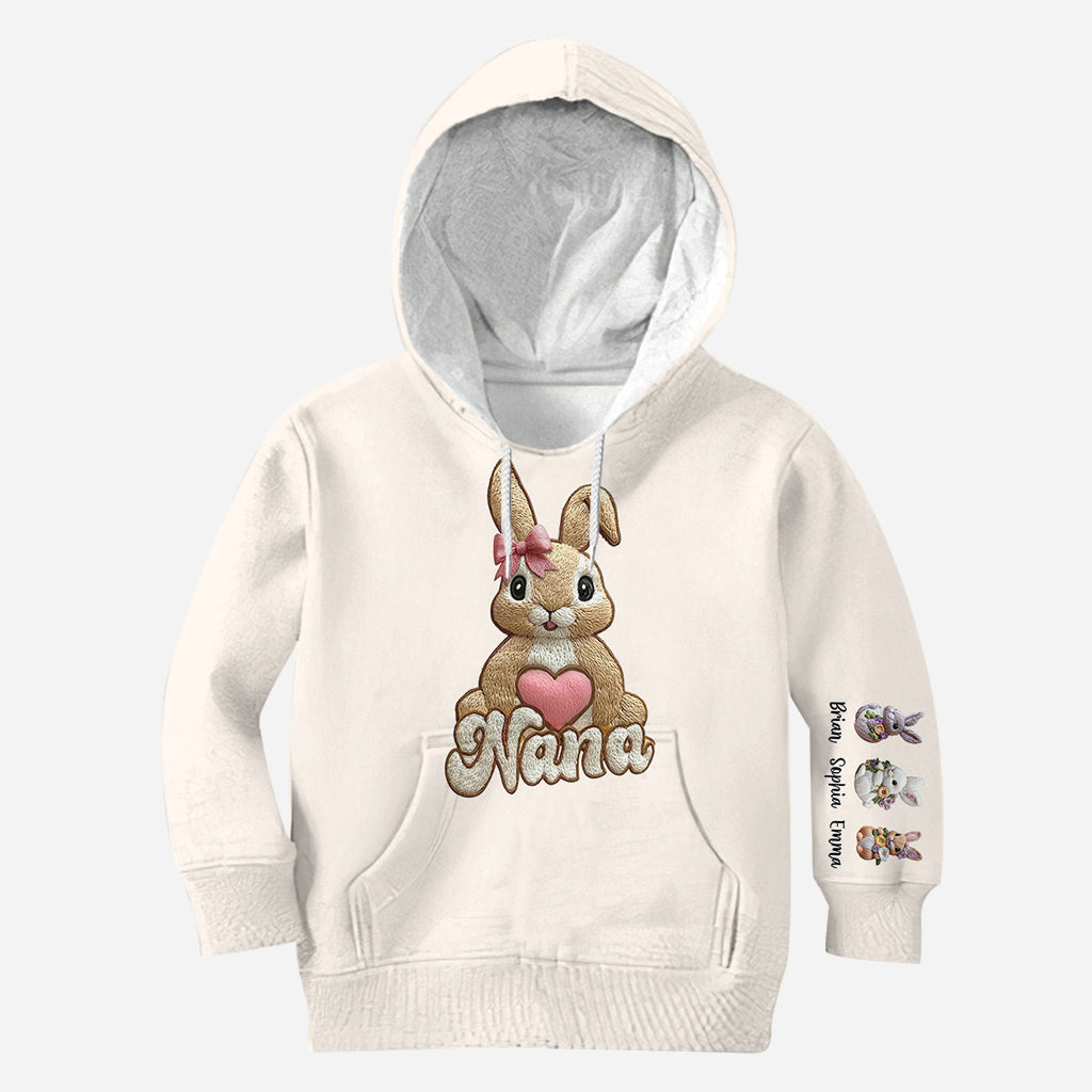Les petits lapins de maman/mamie - T-shirt personnalisé pour grand-mère