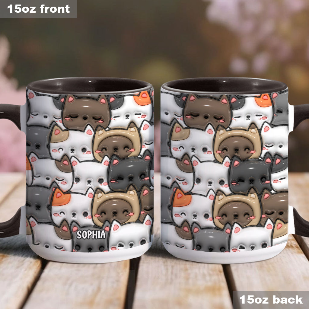 Yes I Do Need All These Cats - Personalized Cat Accent Mug