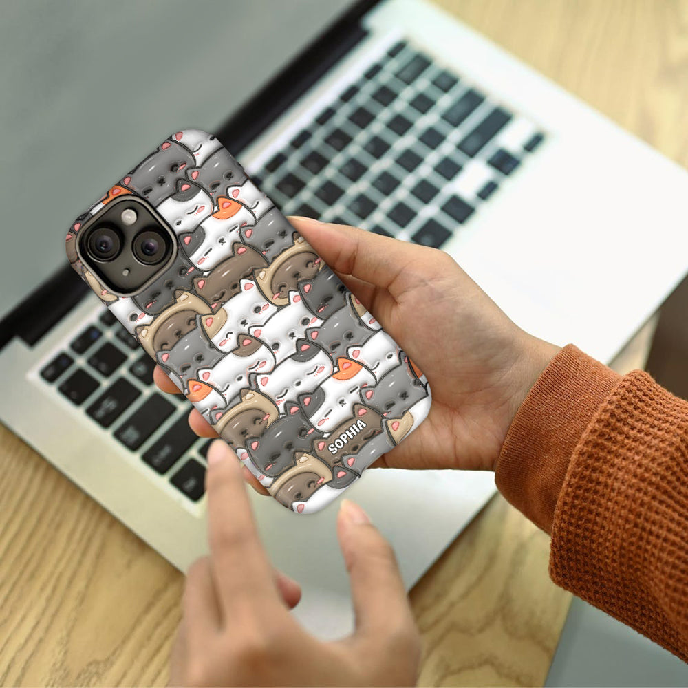 Yes I Do Need All These Cats - Personalized Cat Full Print Phone Case