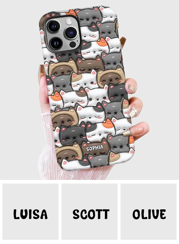 Yes I Do Need All These Cats - Personalized Cat Full Print Phone Case